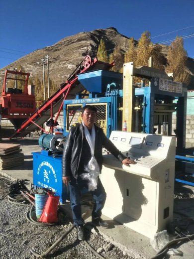 空心磚機客戶現場案例三